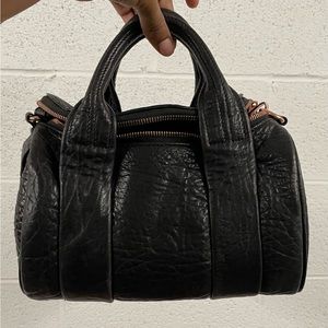 Alexander Wang Rose Gold Rockstud Bag